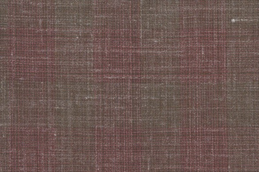 Dormeuil Fabric Red Check 83% Wool 17% Linen (Ref-417481)