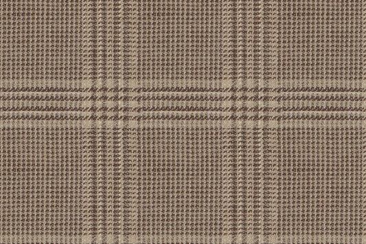 Dormeuil Fabric Beige Check 53% Wool 47% Linen (Ref-417651)