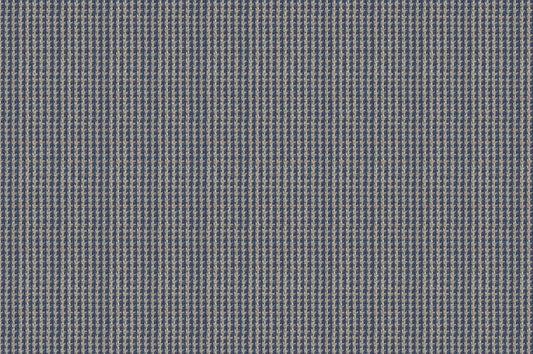 Dormeuil Fabric Blue Semi Plain 53% Wool 47% Linen (Ref-417659)