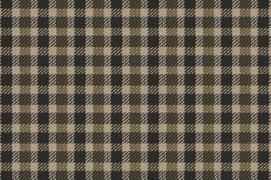 Dormeuil Fabric Green Check 53% Wool 47% Linen (Ref-417661)