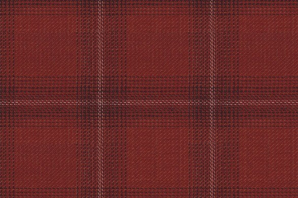 Dormeuil Fabric Rust Check 53% Wool 47% Linen (Ref-417662)
