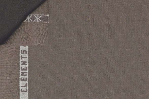 Dormeuil Fabric Brown Plain 62% Wool 38% Linen (Ref-417712)