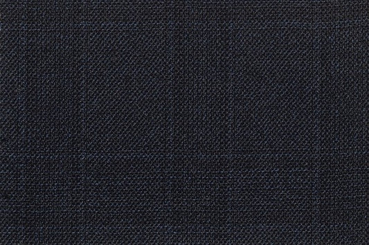 Dormeuil Fabric Navy Check 100% Wool (Ref-460061)