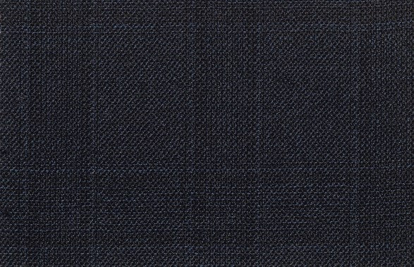 Dormeuil Fabric Navy Check 100% Wool (Ref-460061)