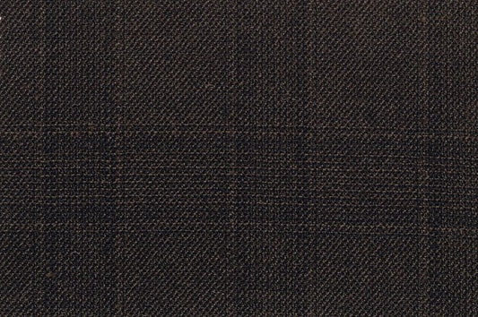 Dormeuil Fabric Brown Check 100% Wool (Ref-460063)