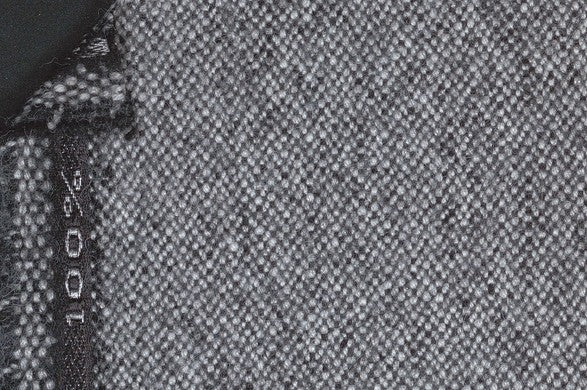 Dormeuil Fabric Black/White Micro Design 100% Lama Pacos (Ref-470208)