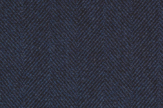 Dormeuil Fabric Blue Herringbone 75% Wool 25% Alpaca (Ref-470253)