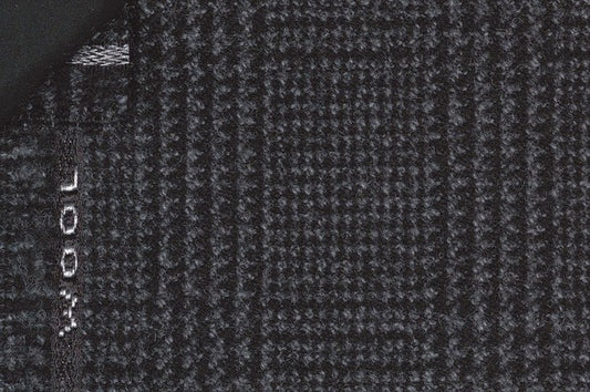 Dormeuil Fabric Grey Check 75% Wool 25% Alpaca (Ref-470254)