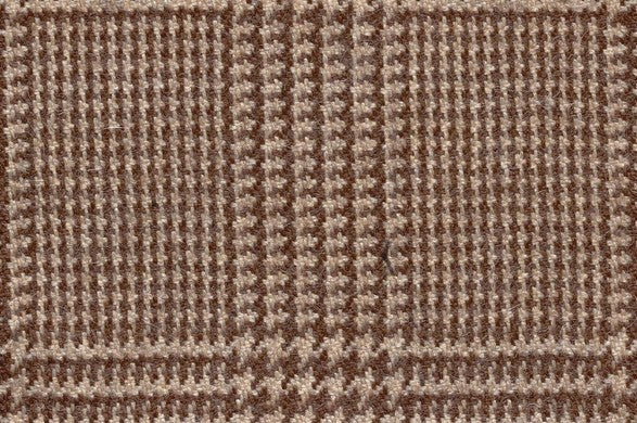Dormeuil Fabric Brown Check 100% Alpaca (Ref-470301)