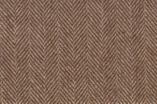 Dormeuil Fabric Brown Herringbone 100% Alpaca (Ref-470302)