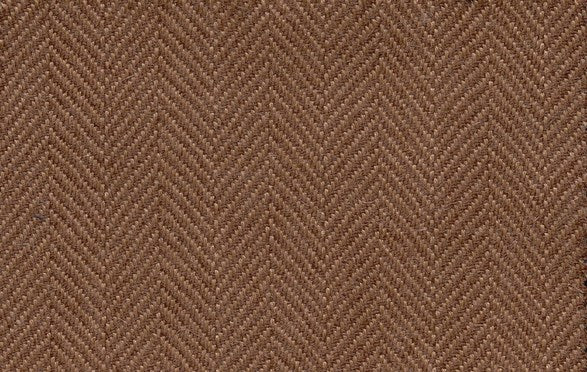 Dormeuil Fabric Brown Herringbone 100% Baby Alpaca (Ref-470303)