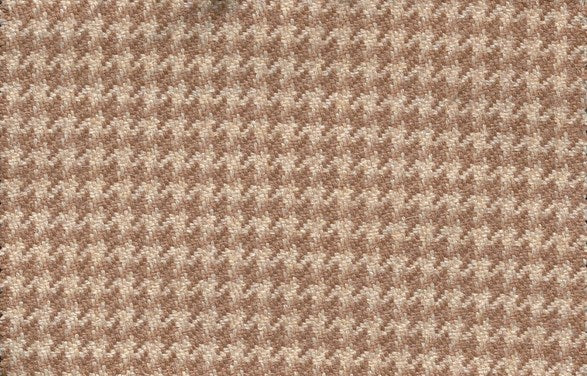 Dormeuil Fabric Beige Houndstooth 100% Baby Alpaca (Ref-470307)