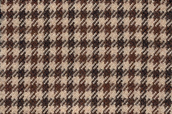 Dormeuil Fabric Brown Check 100% Alpaca (Ref-470310)