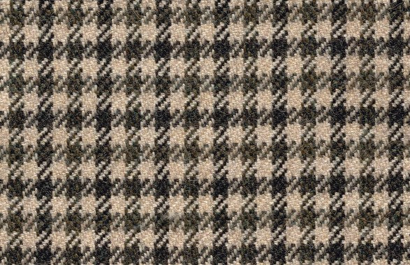 Dormeuil Fabric Green Check 100% Baby Alpaca (Ref-470312)