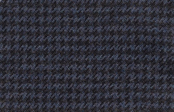 Dormeuil Fabric Blue Houndstooth 100% Baby Alpaca (Ref-470316)