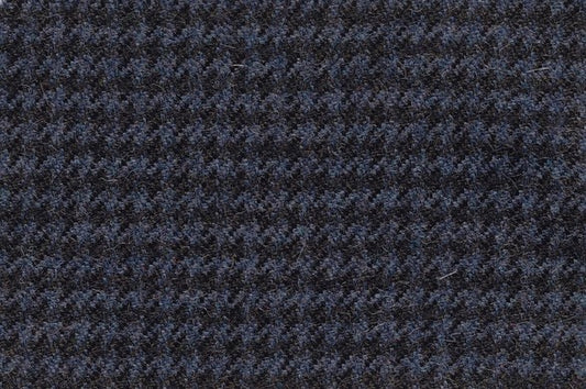 Dormeuil Fabric Blue Houndstooth 100% Alpaca (Ref-470316)