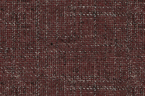 Dormeuil Fabric Red Plain 69% Wool 25% Cotton 6% Linen (Ref-762005)