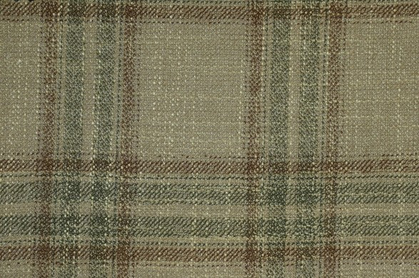 Dormeuil Fabric Beige Check 69% Wool 28% Bamboo 3% Linen (Ref-779428)