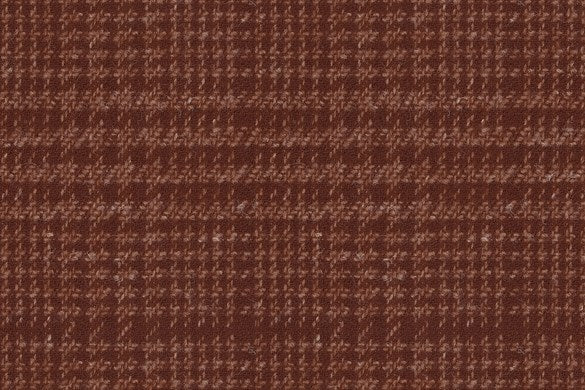 Dormeuil Fabric Orange Check 83% Wool 8% Silk 8% Linen 1% Lycra (Ref-779702)