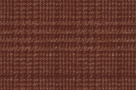 Dormeuil Fabric Orange Check 83% Wool 8% Silk 8% Linen 1% Lycra (Ref-779702)