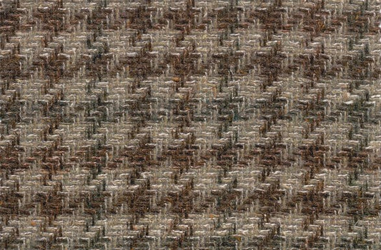 Dormeuil Fabric Green Check 60% Wool 18% Silk 16% Polyamide 6% Linen (Ref-780012)