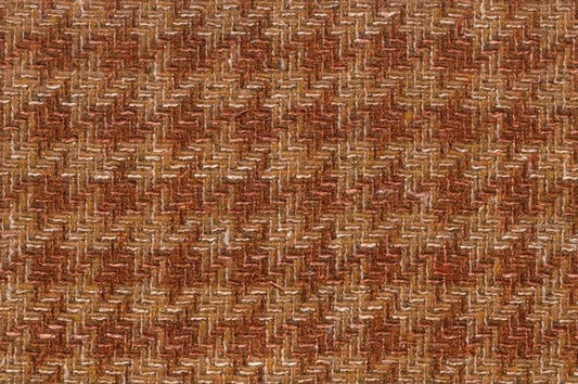 Dormeuil Fabric Red Check 60% Wool 18% Silk 16% Polyamide 6% Linen (Ref-780014)