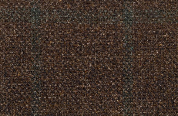 Dormeuil Fabric Brown Check 60% Wool 18% Silk 16% Polyamide 6% Linen (Ref-780017)