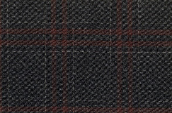 Dormeuil Fabric Green Check 95% Wool 5% Cashmere (Ref-792005)