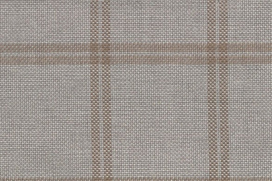 Dormeuil Fabric Grey Check 95% Wool 5% Cashmere (Ref-792008)