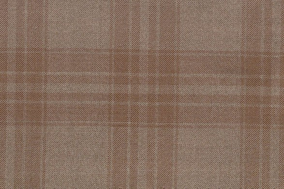 Dormeuil Fabric Beige Check 95% Wool 5% Cashmere (Ref-792010)