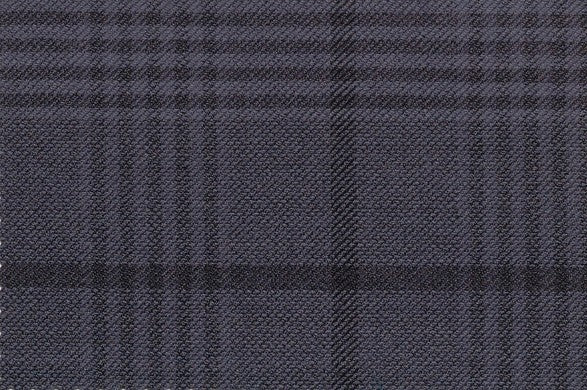 Dormeuil Fabric Blue Check 95% Wool 5% Cashmere (Ref-792019)