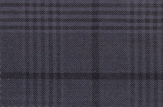 Dormeuil Fabric Blue Check 95% Wool 5% Cashmere (Ref-792019)