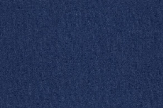 Dormeuil Fabric Blue Plain 70% Cashmere 30% Silk (Ref-794315)
