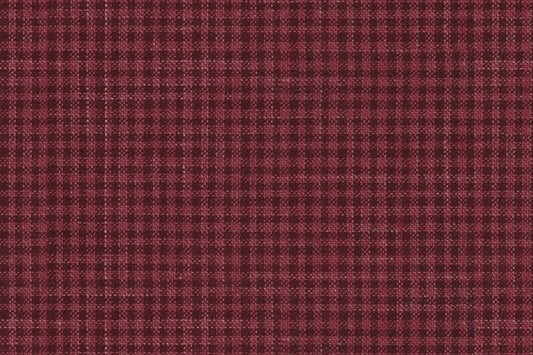 Dormeuil Fabric Burgundy Micro Design 44% Wool 33% Cashmere 18% Silk 5% Linen (Ref-794354)