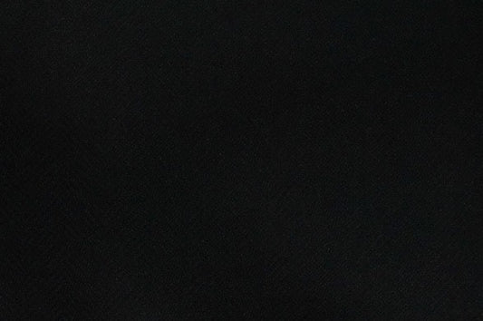 Dormeuil Fabric Black Herringbone 92% Cashmere 8% Silk (Ref-798110)