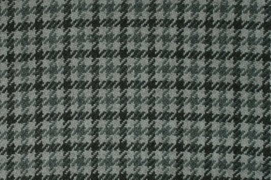 Dormeuil Fabric Green Check 100% Cashmere (Ref-798207)