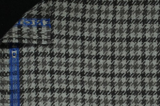 Dormeuil Fabric Beige Houndstooth 100% Cashmere (Ref-798208)
