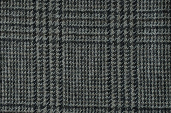 Dormeuil Fabric Beige Check 100% Cashmere (Ref-798209)