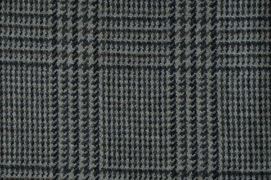 Dormeuil Fabric Beige Check 100% Cashmere (Ref-798209)