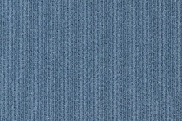 Dormeuil Fabric Blue Stripe 16% Silk 63% Cotton 16% Polyamide 5% Lycra (Ref-804496)