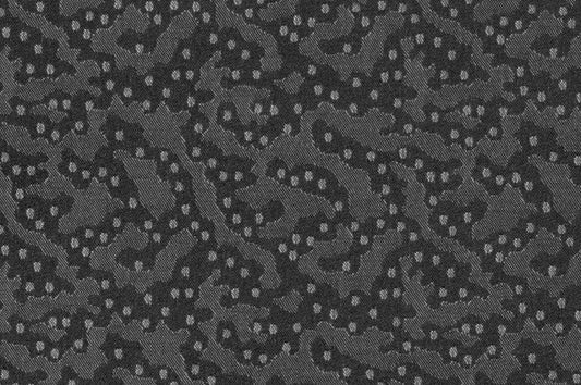 Dormeuil Fabric Grey Jacquard 65% Wool 35% Silk (Ref-818011)