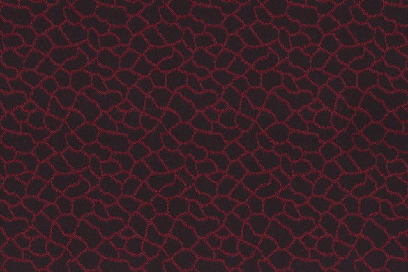 Dormeuil Fabric Red Jacquard 65% Wool 35% Silk (Ref-818015)