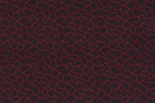 Dormeuil Fabric Red Jacquard 65% Wool 35% Silk (Ref-818015)