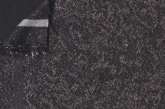 Dormeuil Fabric Black Jacquard 88% Wool 7% Polyester 5% Polyamide (Ref-818020)