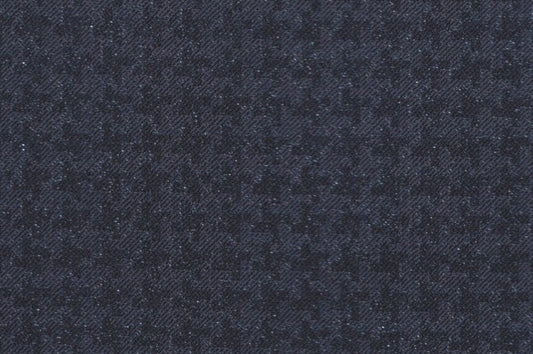 Dormeuil Fabric Navy Jacquard 88% Wool 7% Polyester 5% Polyamide (Ref-818023)