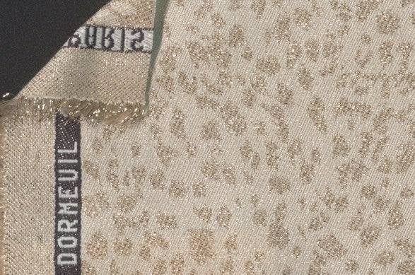 Dormeuil Fabric Beige Jacquard 88% Wool 7% Polyester 5% Polyamide (Ref-818025)