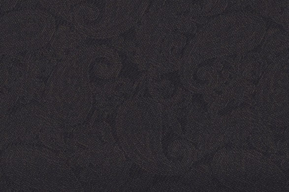 Dormeuil Fabric Black Jacquard 80% Wool 20% Silk (Ref-818050)