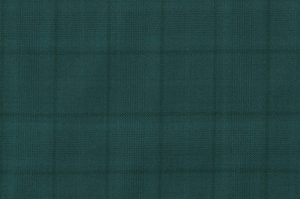 Dormeuil Fabric Green Check 100% Wool (Ref-838101)