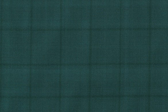 Dormeuil Fabric Green Check 100% Wool (Ref-838101)