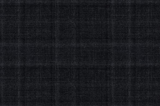 Dormeuil Fabric Grey Check 100% Wool (Ref-838105)